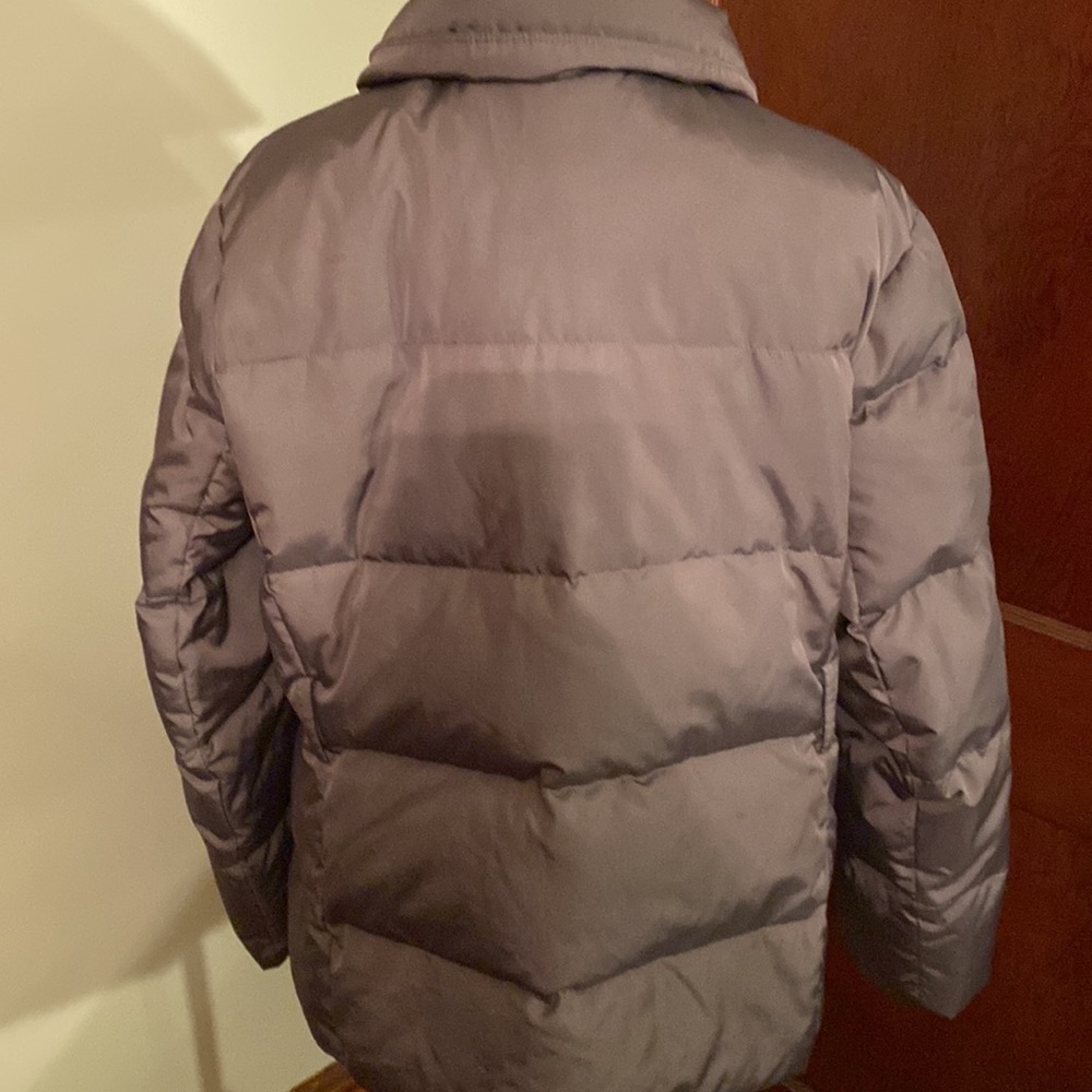 Lands’ End Grey Down Puffer Winter Jacket Size Xl - image 8